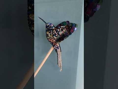Брошь 'Колибри'. Колибри.