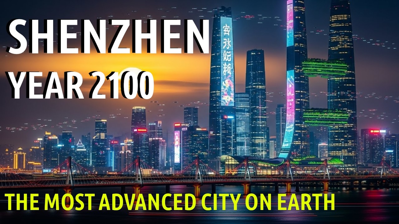 How Shenzhen Becomes the Worlds Most Futuristic City by Year 2100