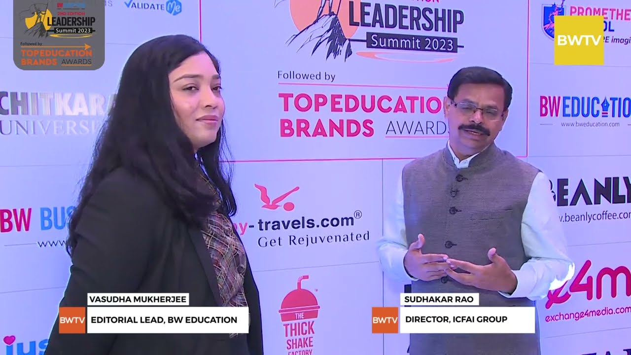 Sudhakar Rao, Director, ICFAI Group | Top Education Brands 2023