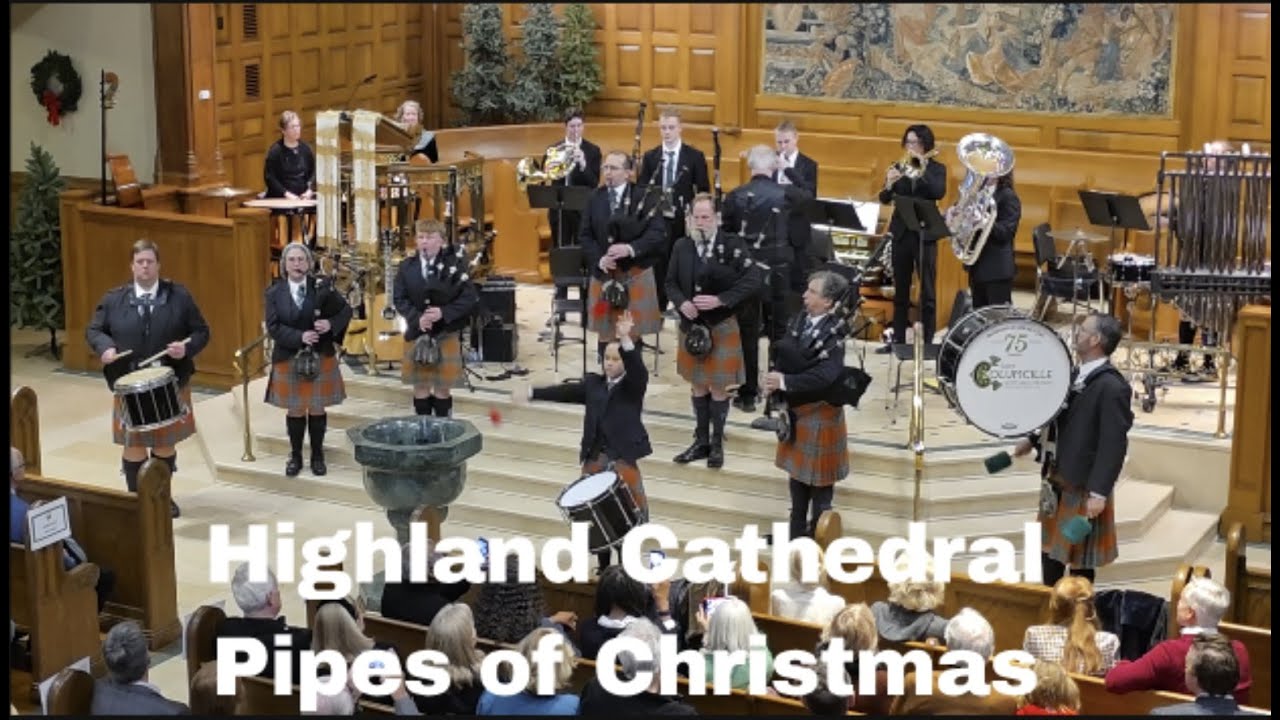 🎄🎶Highland Cathedral - Pipes of Christmas 2025 🎄 #christmas #nyc #Bagpipes #drums #scottish #concert