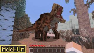 Minecraft PE: Lost Wild – Jurassic World Rebirth Dinosaur Addon