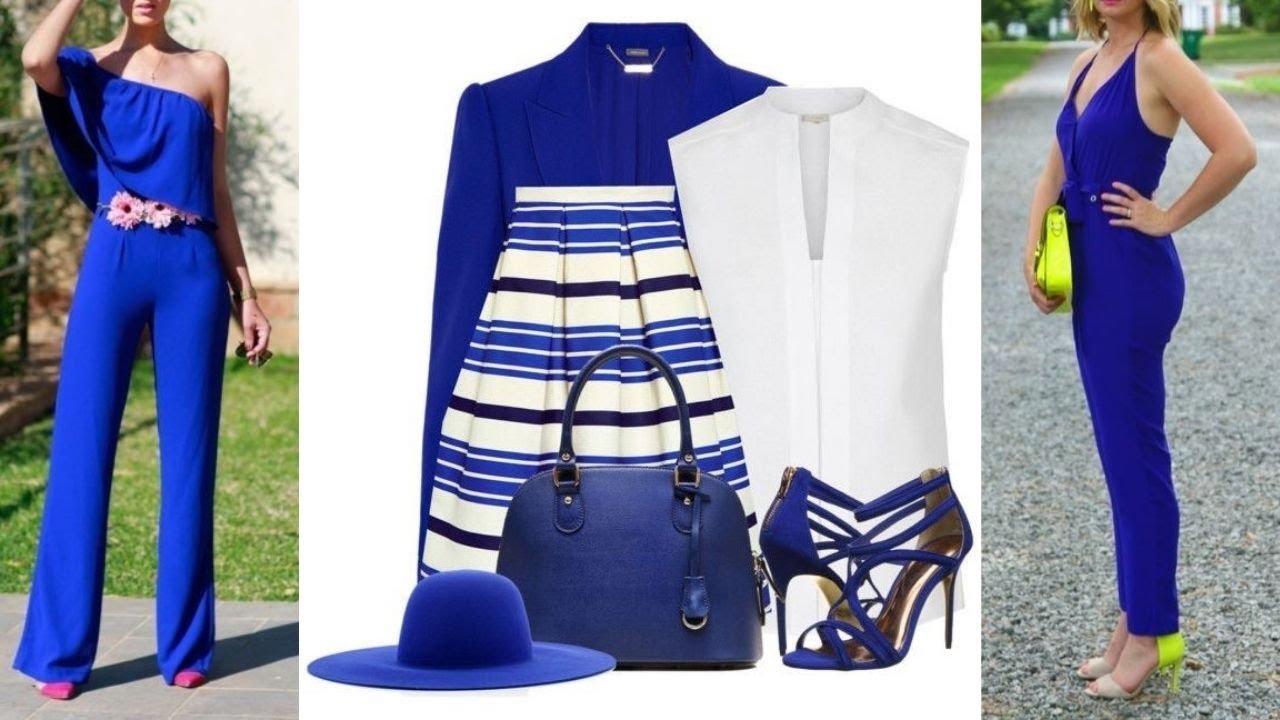 OUTFITS ELEGANTES PRIMAVERA VERANO 2022 EN AZUL REY😎ELEGANT SPRING SUMMER  2022 OUTFITS IN ROYAL BLUE - YouTube