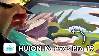 THIS drawing tablet is fantastic! - Huion Kamvas Pro 19 Tablet Unboxing & Review screenshot 5