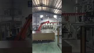 Automatic Robot for Plywood Hot Press Machine | Plywood Production Line Automation