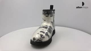 UGG W CLASSIC CLEAR MINI MARBLE Μαύρο 1120778 Classic Clear Mini Marble