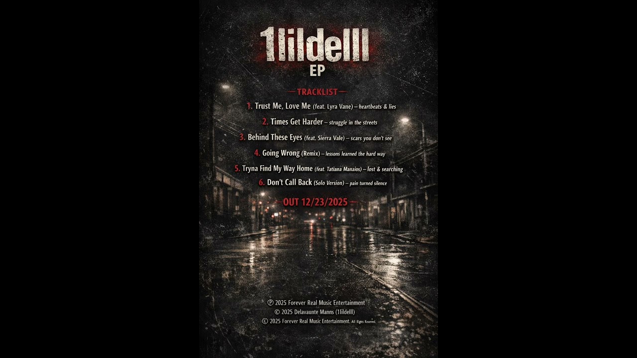 1lildelll - Times Get Harder (Official) Audio 