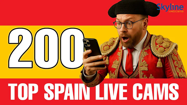 🔴 200 TOP LIVE CAMS from Spain with Music 🎧 and Map | SkylineWebcams