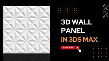 How to Make 3d Wall Panel in 3ds Max @insight.designs_