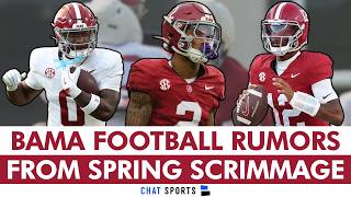 HUGE Alabama Football Rumors After Scrimmage Ft. EJ Crowell Injury, Ryan Coleman-Williams, QB Battle screenshot 1