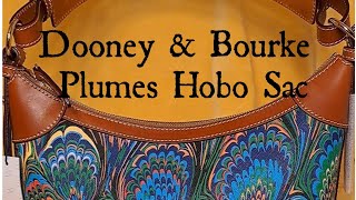 Dooney & Bourke Plumes Hobo Sac #dooneyandbourke #plumes #hobo #blue