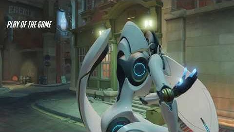 Overwatch POTG Highlight - Echo Duplicates Reinhardt and Gets TWO Earthshatters