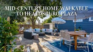 Turnkey Midcentury home walkable to the Healdsburg Plaza & Schools | 787 Rose Lane