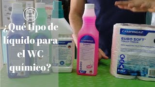 ¿Qué tipo de líquido para el WC químico?