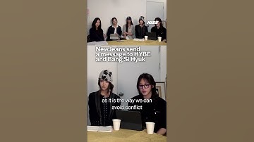 NewJeans send a message to HYBE and Bang Si Hyuk ! #newjeans #kpop #news #ador #hybe