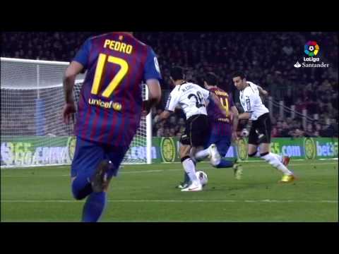 Resumen de FC Barcelona vs Valencia CF (5-1) 2011/2012