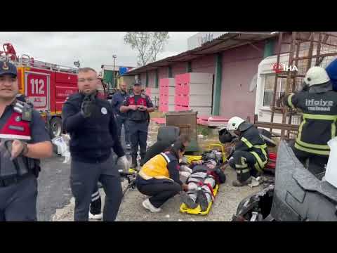 Tekirdağ'da korkunç kaza: 3 ölü, 9 yaralı