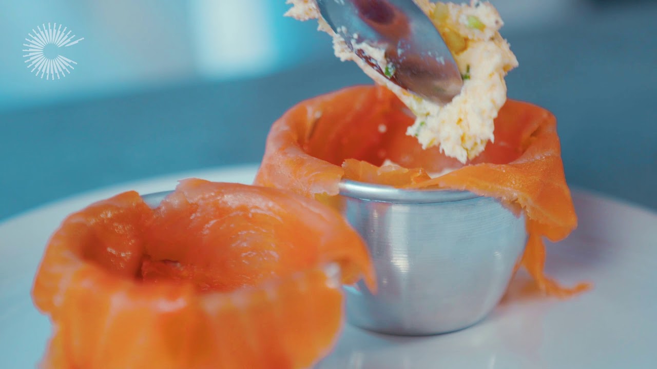 Smoked Salmon Mousse With Creme Fraiche Lime And Dill By Galton Blackiston Youtube