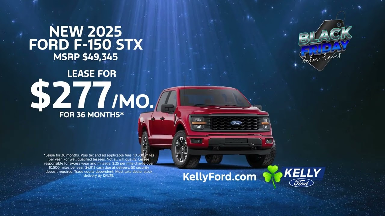 Kelly Ford / November 2025 / Black Friday F-150 Offer