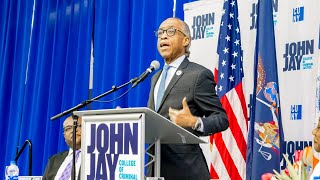 Rev Al Sharpton Keynote at Malcolm King Breakfast John Jay College 2020