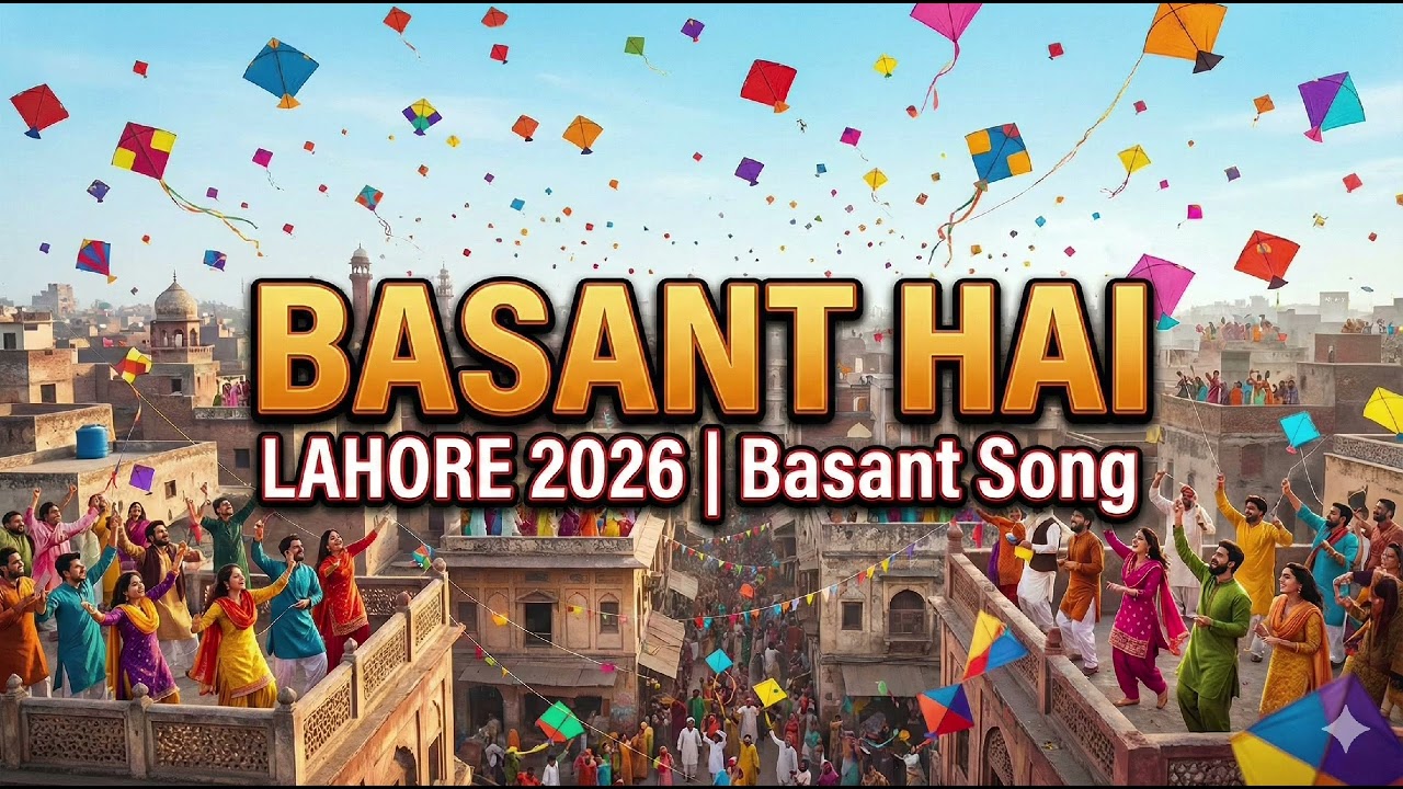 Basant Hai 🎉 Official Song | Lahore Basant Festival 2026 After 16 Years!