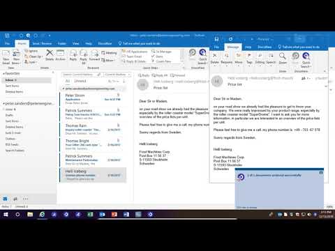DocuWare  - Email Handling with Outlook - video from Ricoh Canada