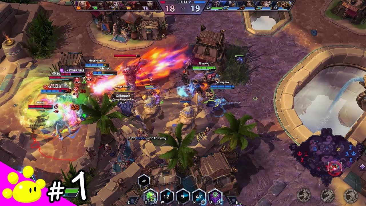 Heroes Of The Storm 実況プレイ 1 ヒーローズオブザストーム Hots Youtube