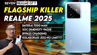 Flagship Killer realme 2025, Baterai 7000 mAh, Dimensity 9400e, Bypass Charging: Review realme GT 7