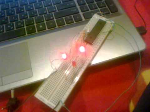 sequential led using microcontroller