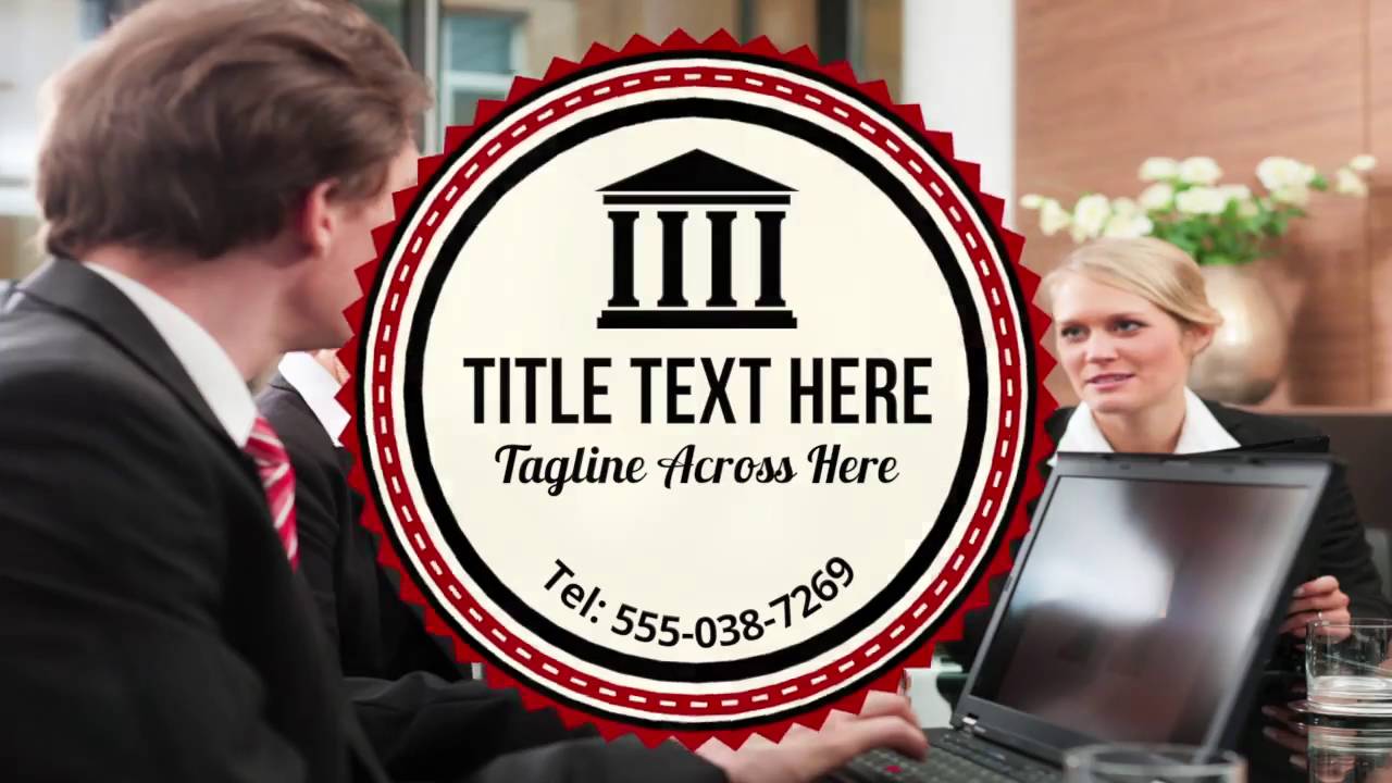 Legal Themed Badges & Lower Thirds (DEMO)