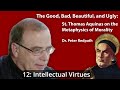Good, Bad, Beautiful, & Ugly: Thomistic Moral Metaphysics 12 (Intellectual Virtues) — Peter Redpath
