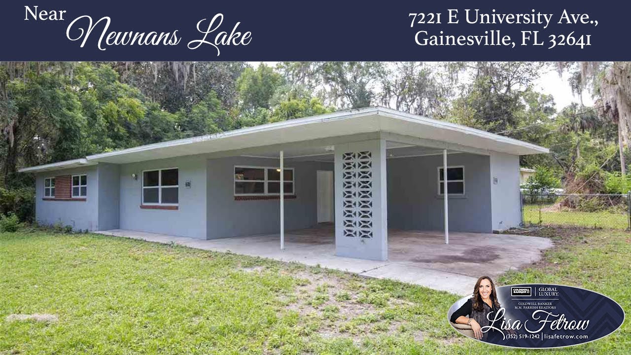 Gainesville, Florida Newnans Lake Home for sale YouTube