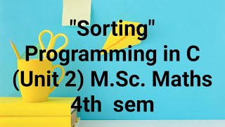 Sorting in C
