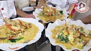 XXL Prawn! Chinese Style Prawn Noodle Master!  Malaysia Street Food