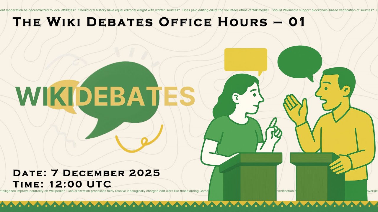 Wiki Debates Office Hours 01
