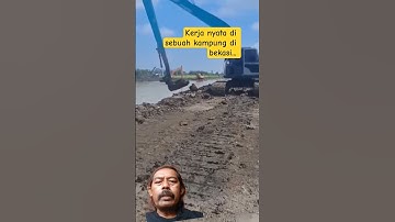 kerja nyata || normalisasi kali bekasi #shortvideo