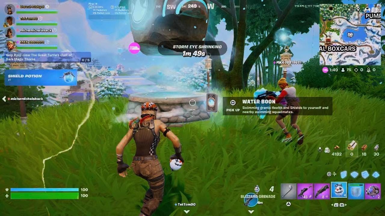 Fortnite Chapter 6 on snow map YouTube