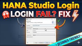 SAP HANA Studio Setup: Connect Database &amp; Check System Properties #sap #HANAStudio #SAPTutorial