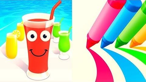 juice run vs pancil rush noobvsprovshacker all max level iOS trailer gameplay #relaxing