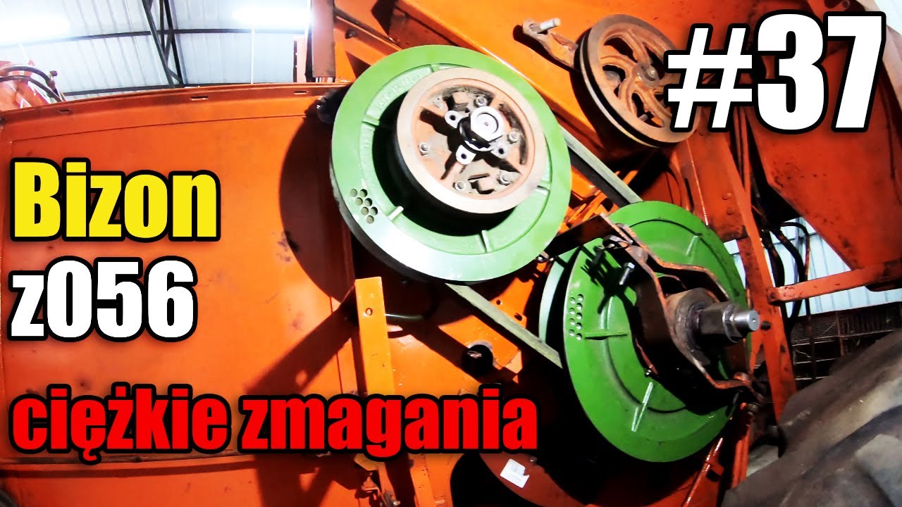 Bizon z056 Walka z napędem młocarni!