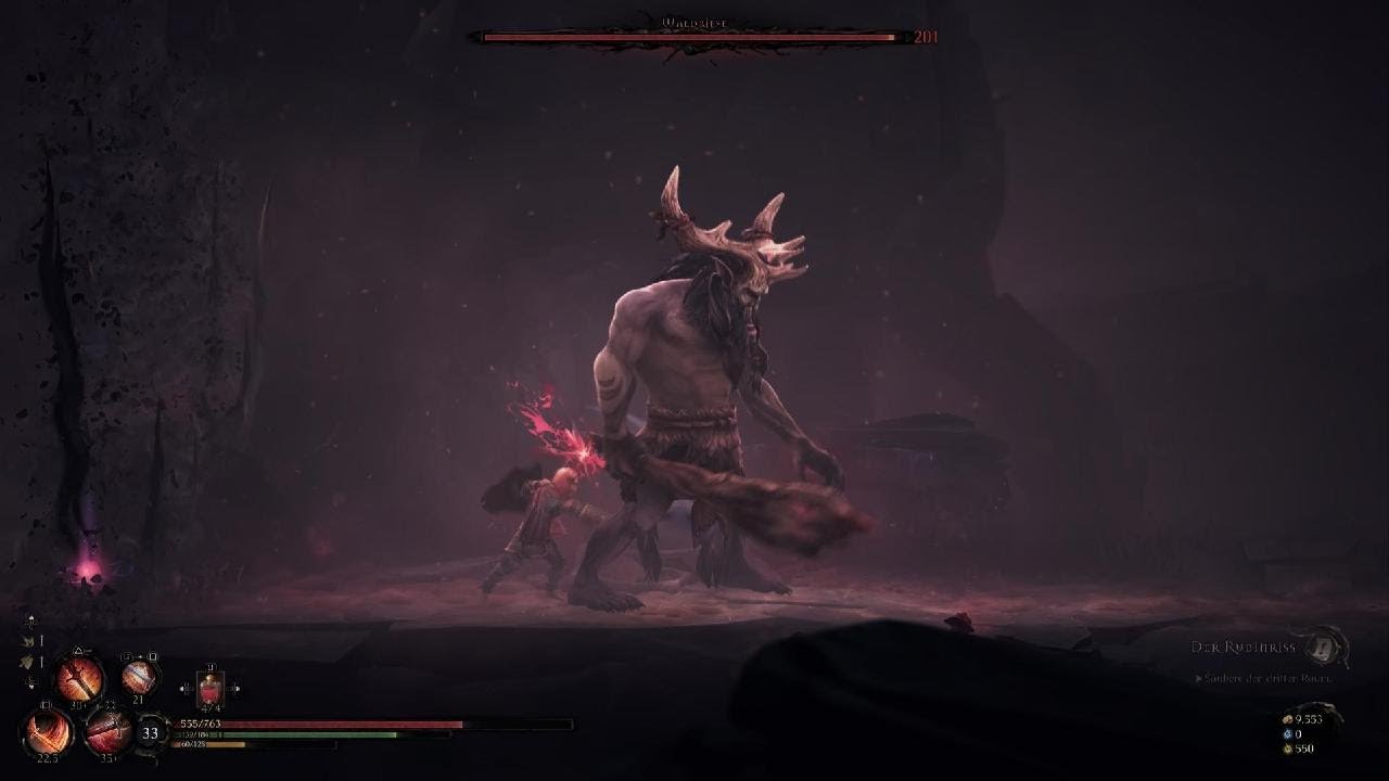 Mandragora: Whispers of the Witch Tree Boss Fight WaldRiese