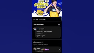 jin wrote a post and replying to army