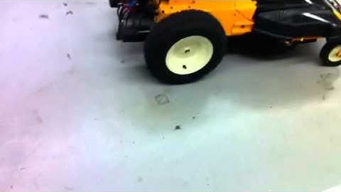 Lawnmower Self-Navigation Test