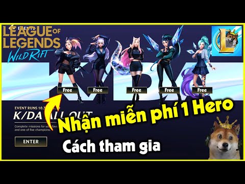 Video (LOL Mobile) Hướng dẫn nhận 1 tướng KDA Tốc Chiến miễn... - youtube