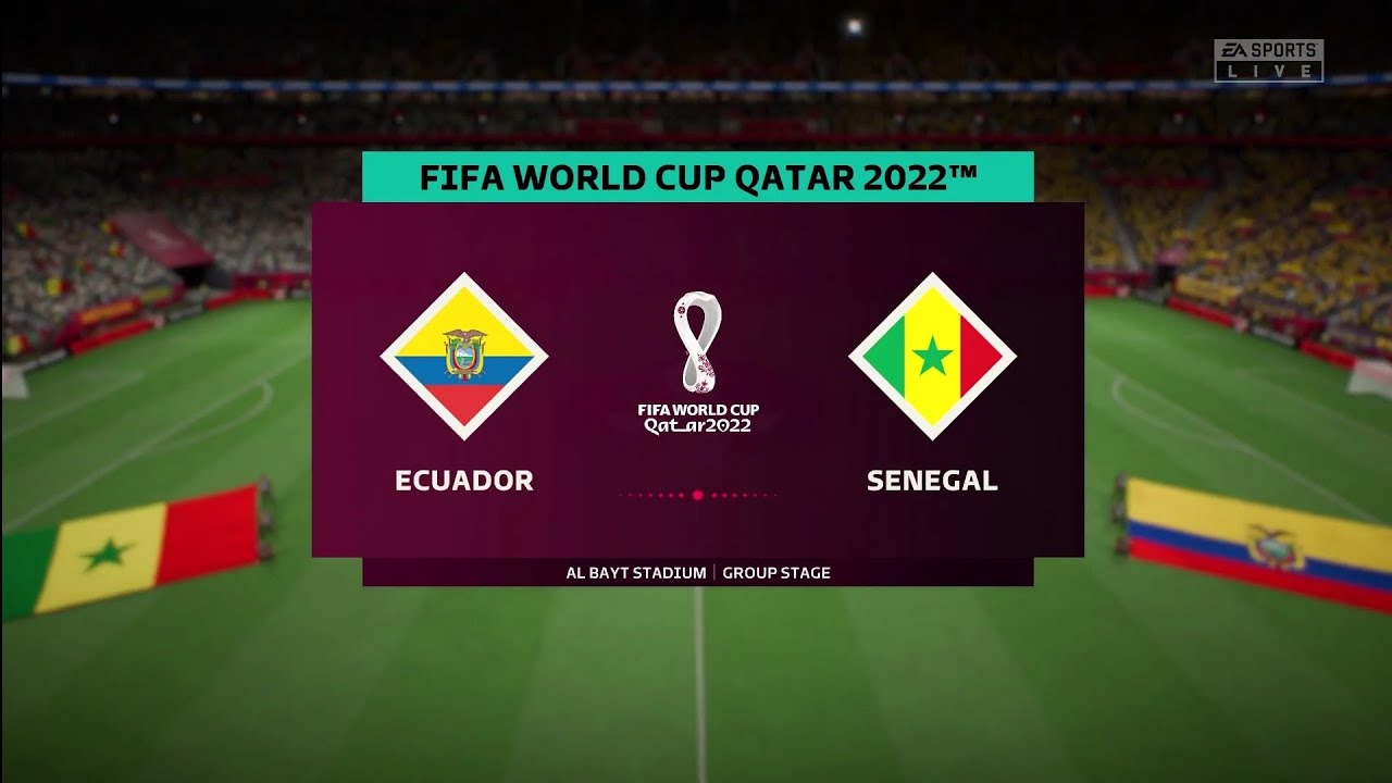 FIFA 23 Ecuador vs Senegal - FIFA World Cup Qatar 2022 Gameplay