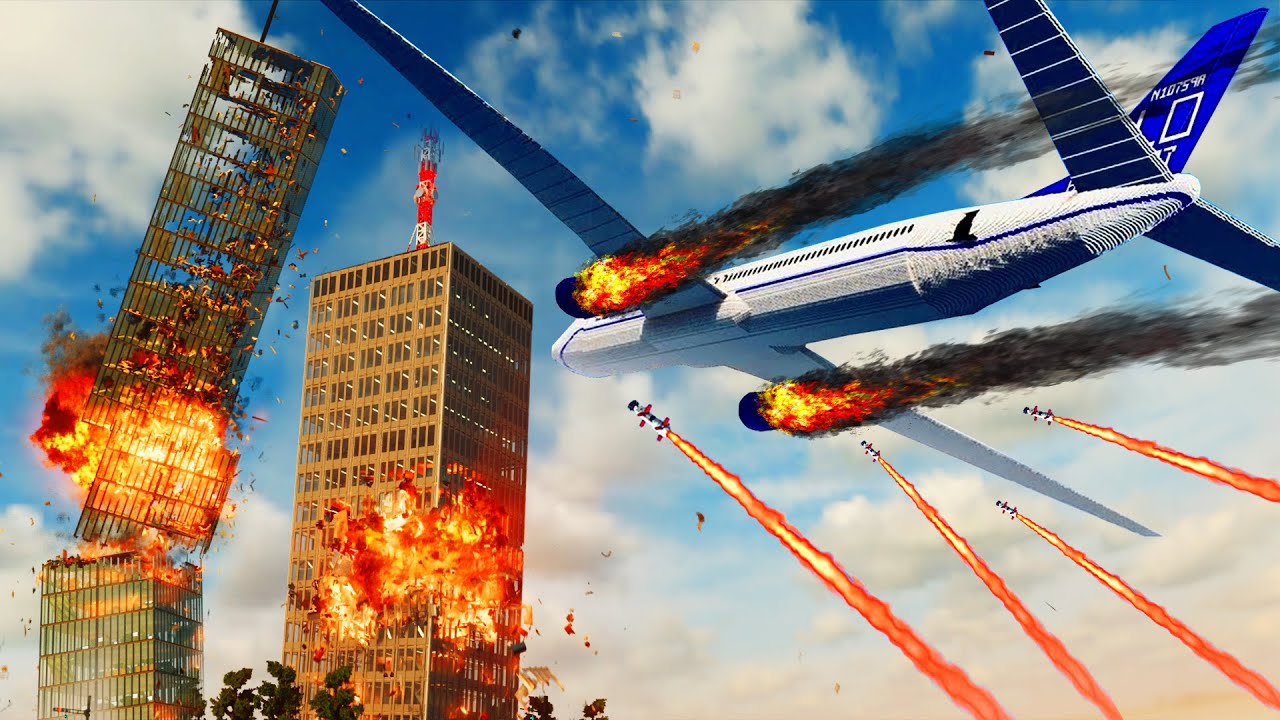 Realistic Plane Shootdowns & Crashes 38 😱 Teardown