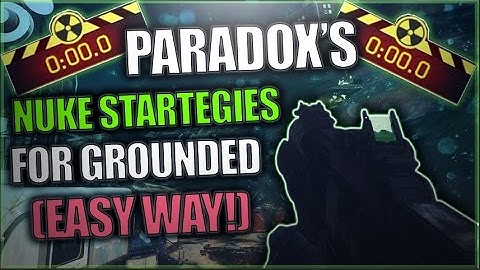 HOW TO DROP A DE ATOMIZER STRIKE EVERYTIME ON GROUNDED(THE PARADOX WAY)