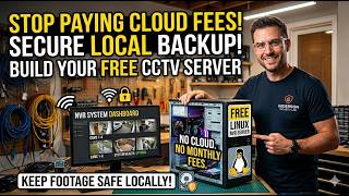 Turn Your Old PC Into a FREE Security Camera Server! (Linux DIY)