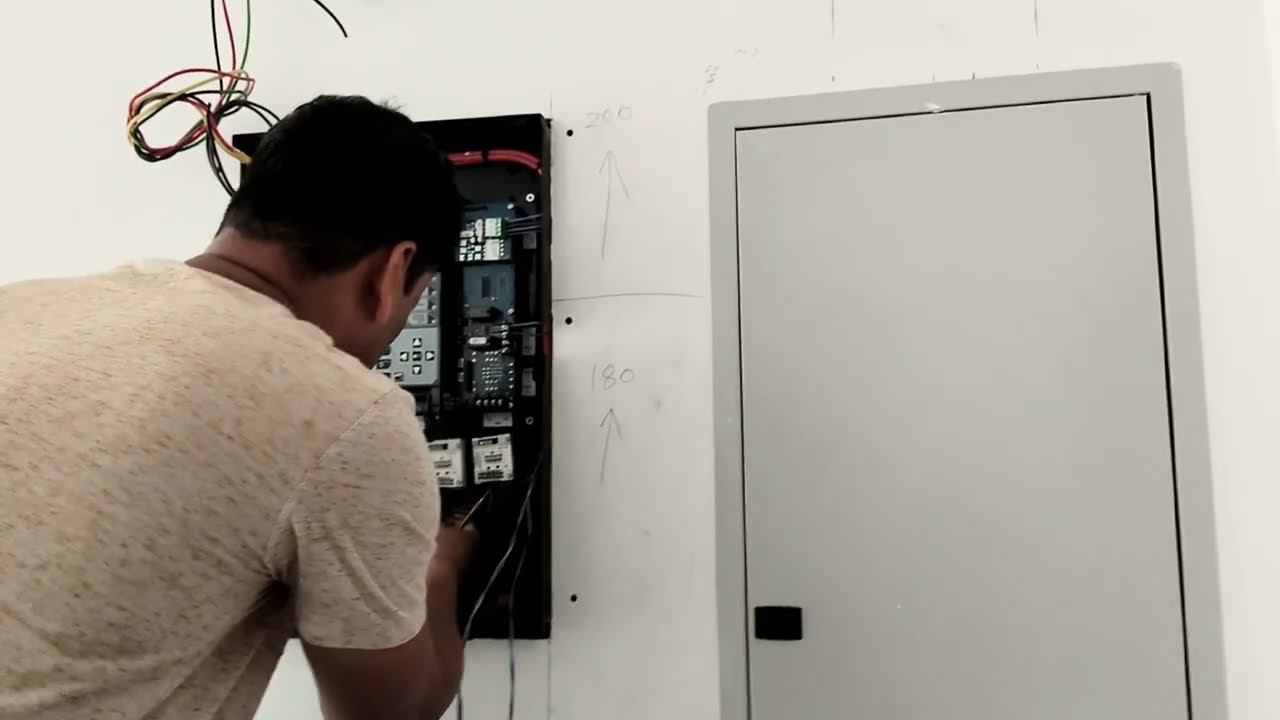 Fire Alarm System Installation || Fire Alarm Panel Connection - YouTube