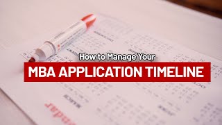 Watch This To Avoid Procrastinating on Your MBA Apps
