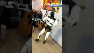 TESLA Robot Dancing to African Remix of Crank Dat | NOT Real | Simulon & Blender Realistic Render